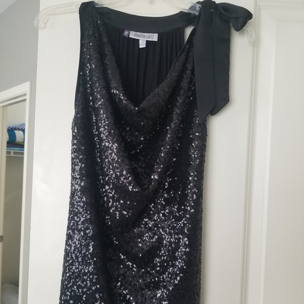 Sparkle black top